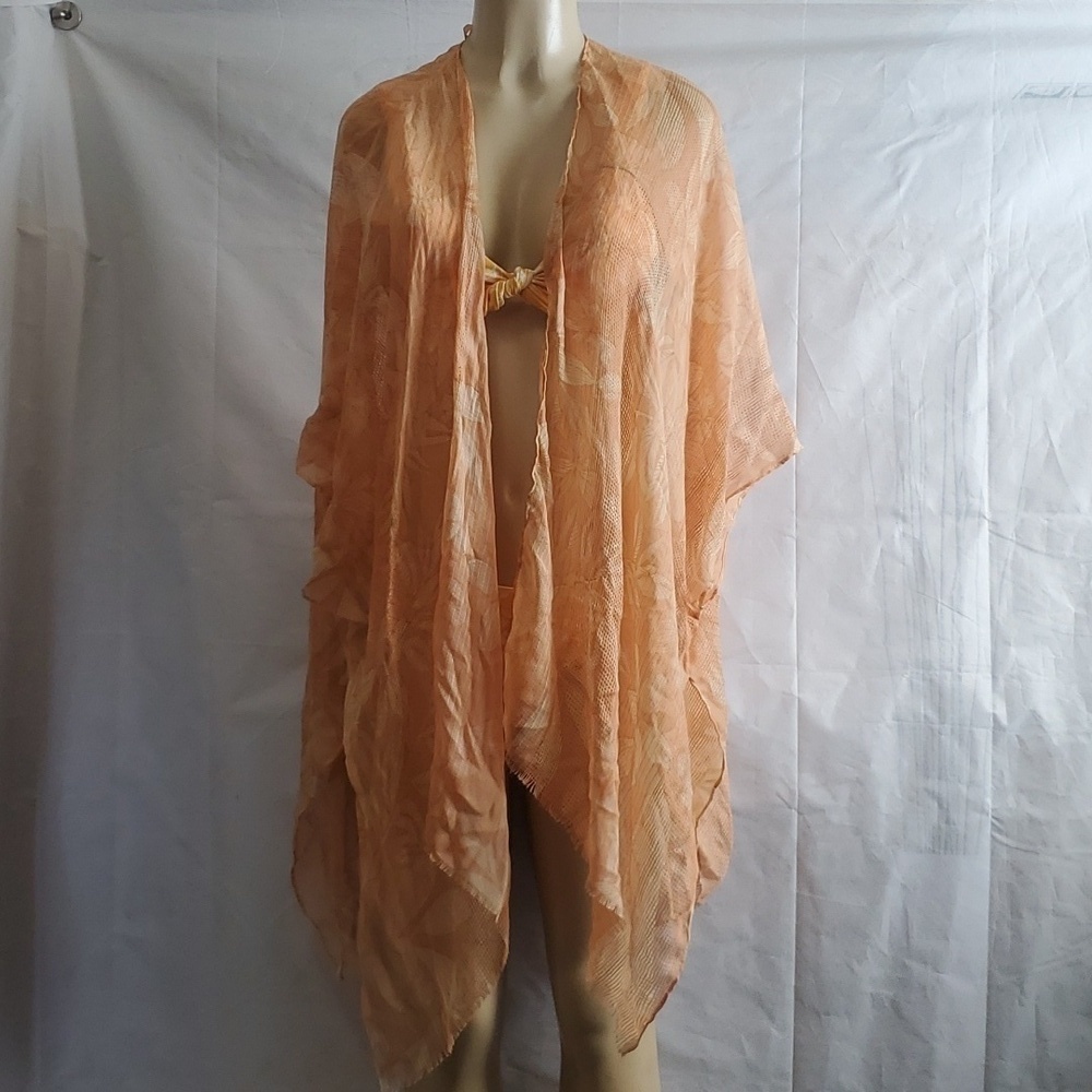 NWT Somona sheer, lightweight Cover-Up Kimono Size O/S
